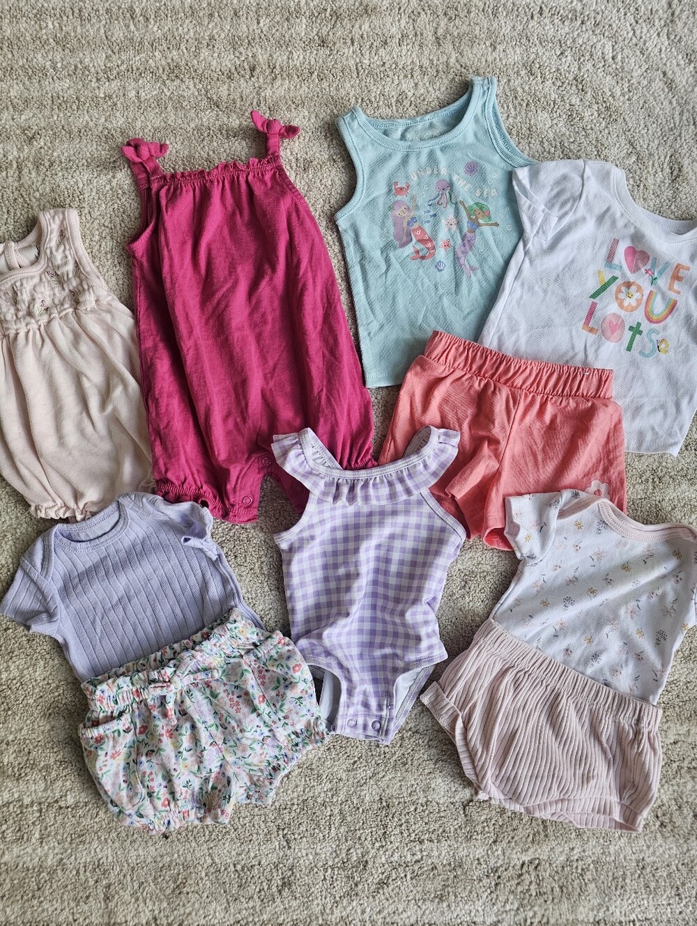 0-3 Month Baby Girl Summer Bundle